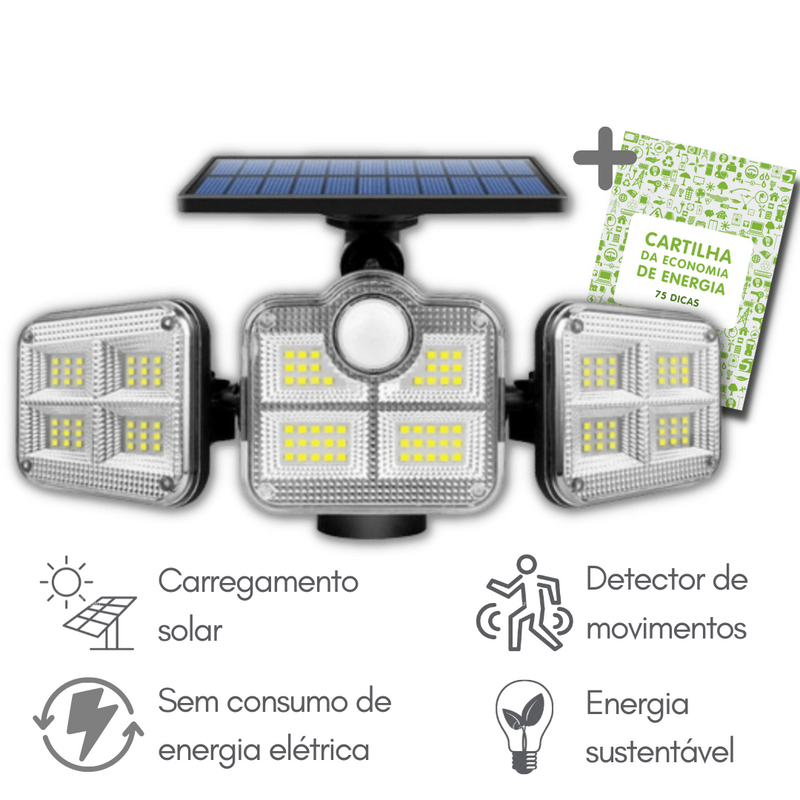 [SUPER KIT] Refletor Solar Autossustentável (+Brinde E-book)