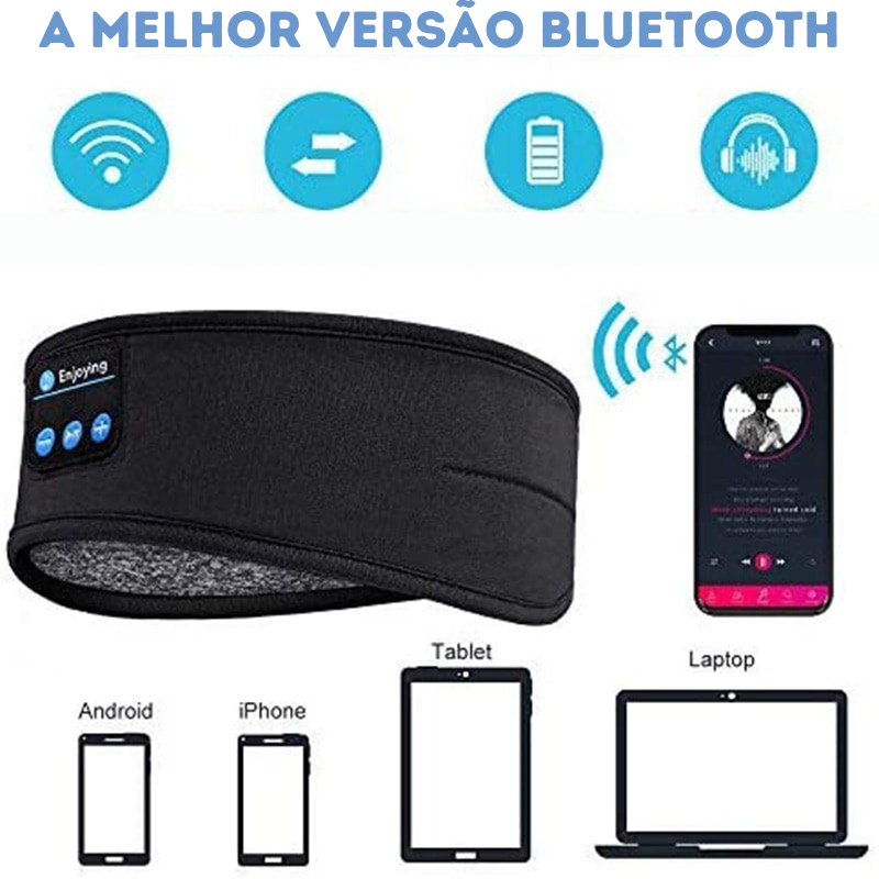 SleepBand - Faixa Inteligente com Fone de Ouvido Bluetooth