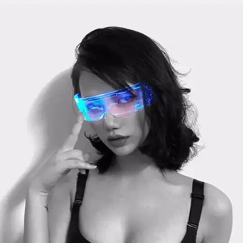 Óculos de Led Futurista CiberPunk™