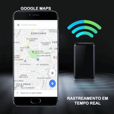 Mini Rastreador GPS Portátil - Rastreia e Grava Áudio