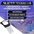 Slicer Titanium - Garfo de apoio para Cortar Comida