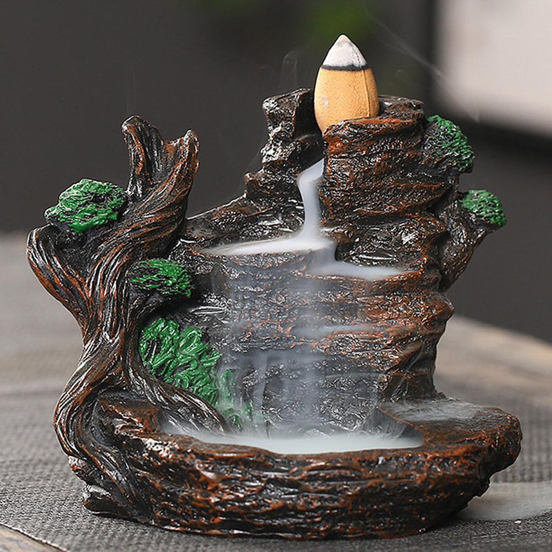 WaterFall Relaxante - Incesário em forma de Montanha Bonsai